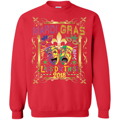 Mardi Gras Let_s Do This 2018 T-shirt Red