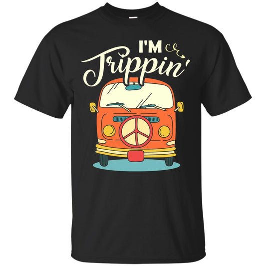I_m Trippin_ Best Idea Shirt For Travel Holiday Black