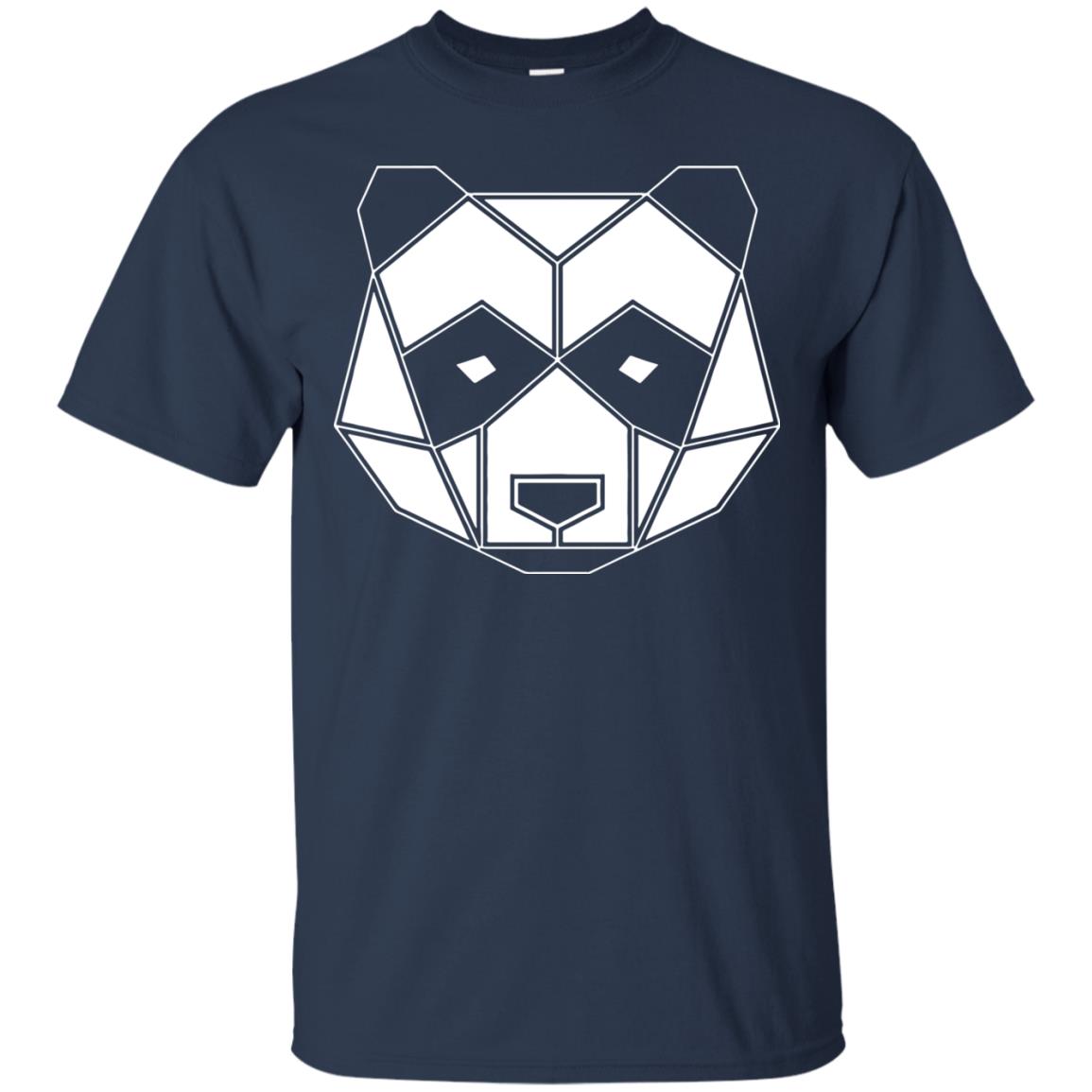 Polygon Geometric Panda Shirt Navy