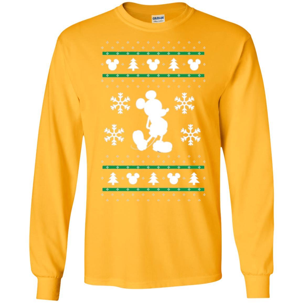 Christmas T-shirt Mickey Mouse Gold
