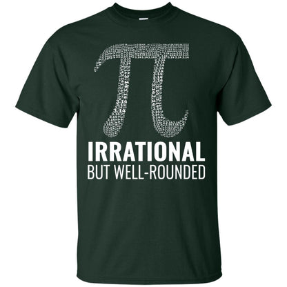 Funny Pi Shirt Irrational But Well Rounded Forest