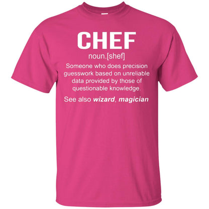 Funny Chef Meaning Shirt Chef Noun Definition Heliconia