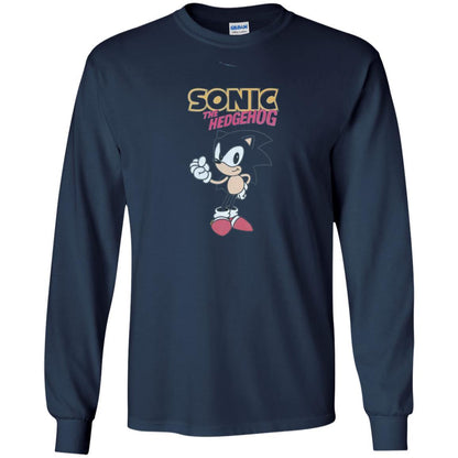 Movie T-Shirt Sonic The Hedgehog Navy