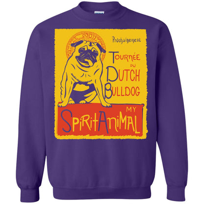 Dutch Bulldog My Spirit Animal T-shirt Purple