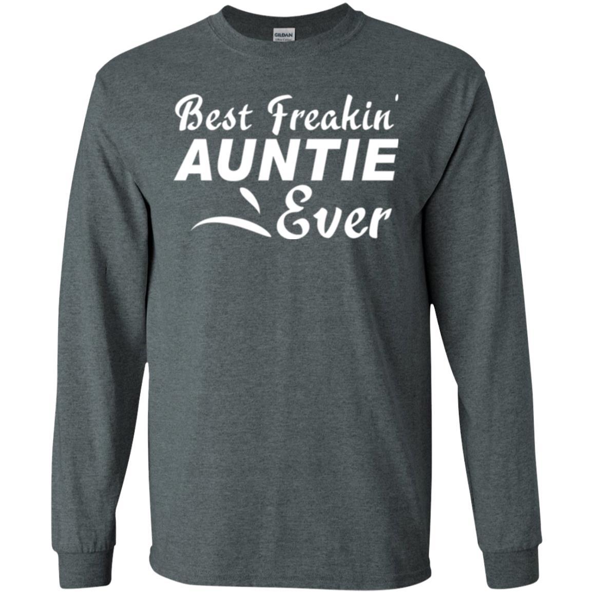 Aunt T-shirt Best Freakin' Auntie Ever Dark Heather