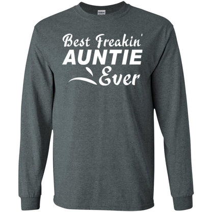 Aunt T-shirt Best Freakin' Auntie Ever Dark Heather
