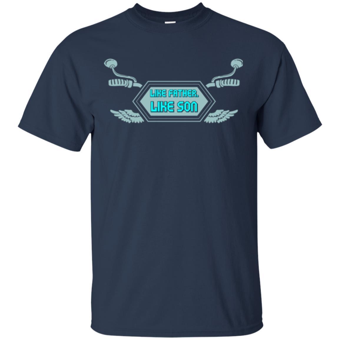 Motocross T-shirt Like Father Like Son Navy