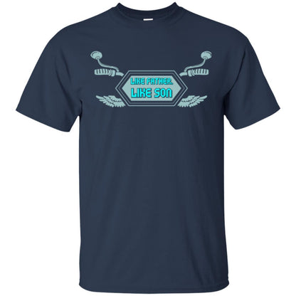Motocross T-shirt Like Father Like Son Navy