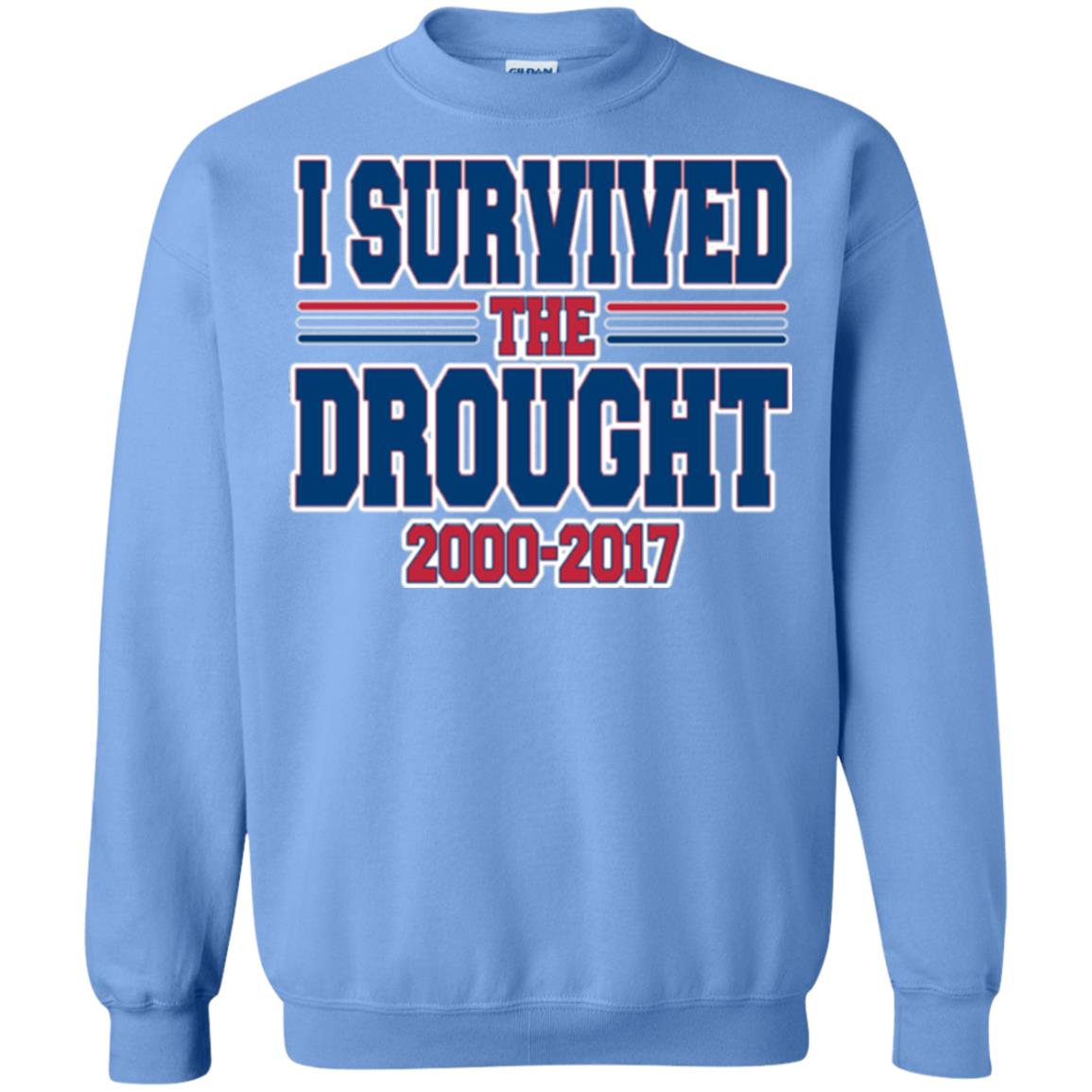 Buffalo Playoff T-shirt I Survived The Drought Carolina Blue