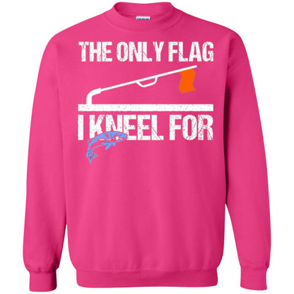 Fishing Lovers T-shirt The Only Flag I Kneel For Heliconia