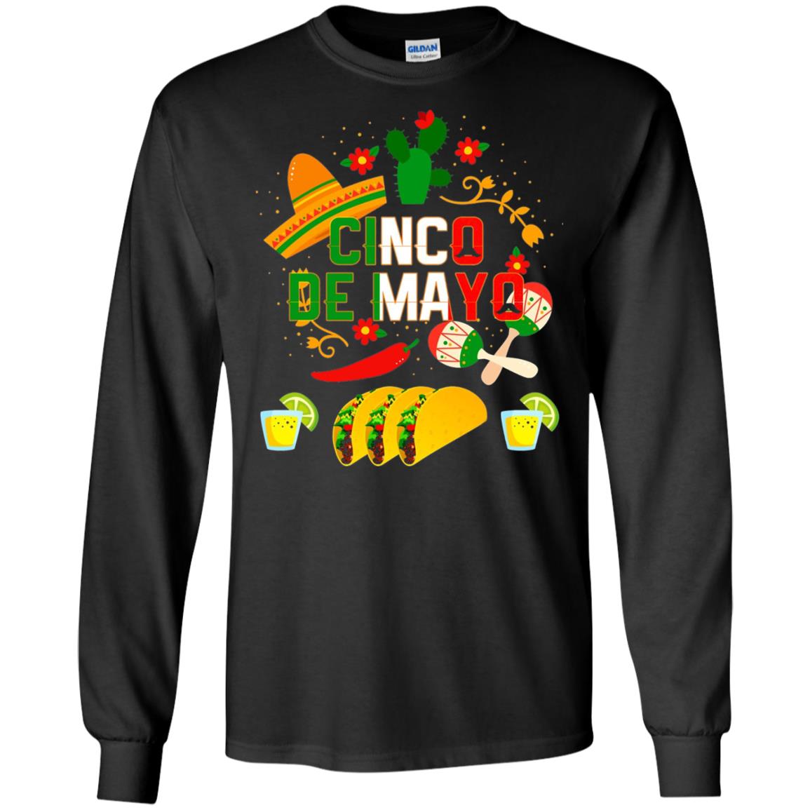 Fiesta Cinco De Mayo T-shirt Cinco De Mayo Black