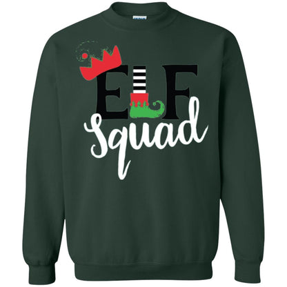 Christmas T-shirt Elf Squad Forest Green