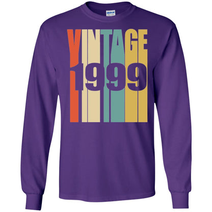 Brithday T-shirt Retro Vintage 1999 Purple
