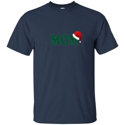 Christmas T-shirt Mom Santa Navy