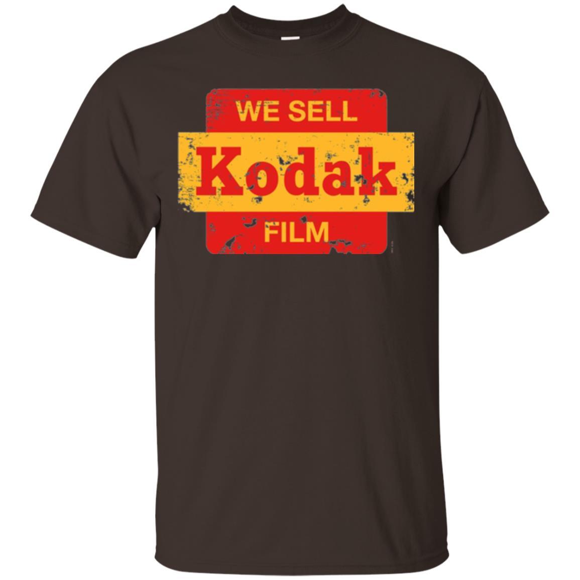 Film T-shirt Vintage We Sell Kodak Film Dark Chocolate