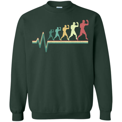 Boxing Heartbeat Boxer Gift Shirt Forest Green