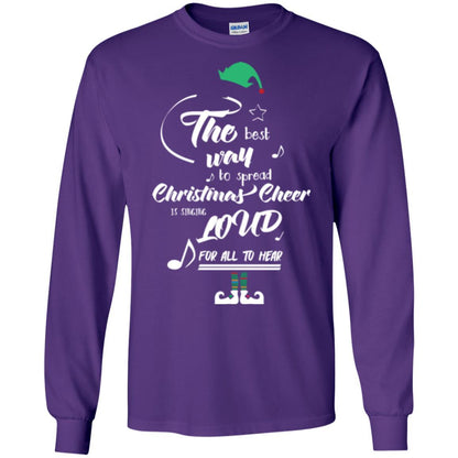 Christmas T-shirt The Best Way To Spread Purple