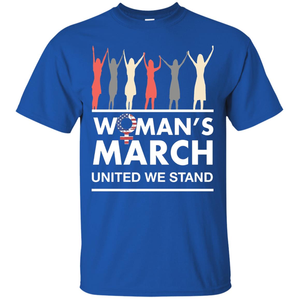 Women_s Right T-shirt Women_s March United We Stand Royal
