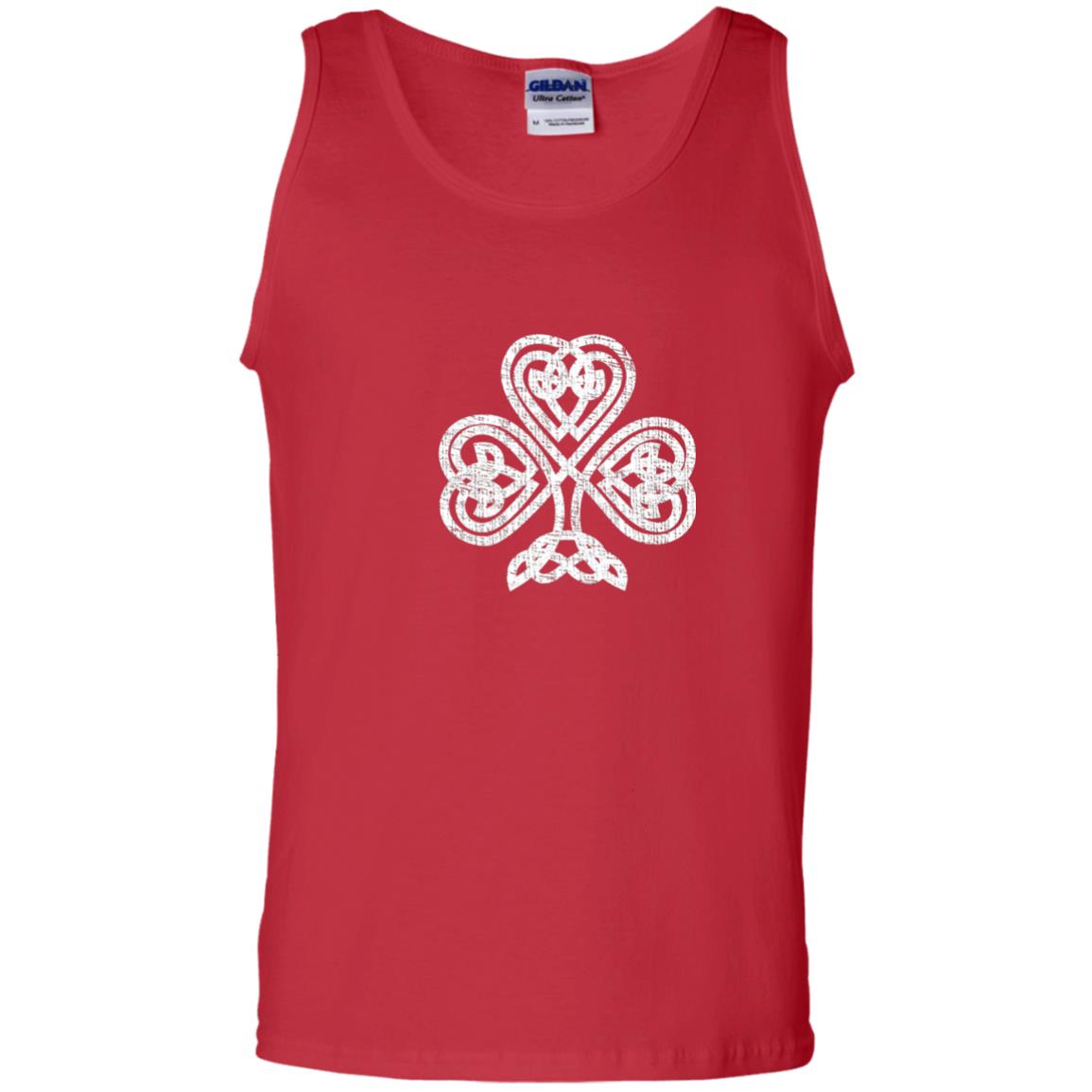 Irish Shamrock Knot Symbol St. Patrick_s Day T-shirt Red