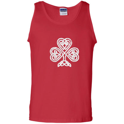 Irish Shamrock Knot Symbol St. Patrick_s Day T-shirt Red