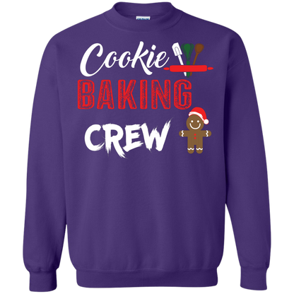 Christmas T-Shirt Cookie Baking Crew Purple