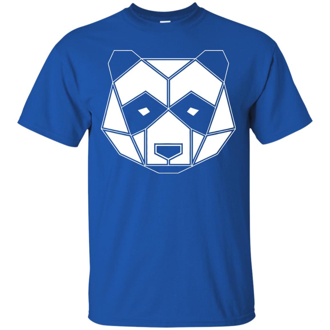 Polygon Geometric Panda Shirt Royal