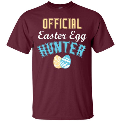 Official Easter Egg Hunter Easter Holiday T-shirt Maroon