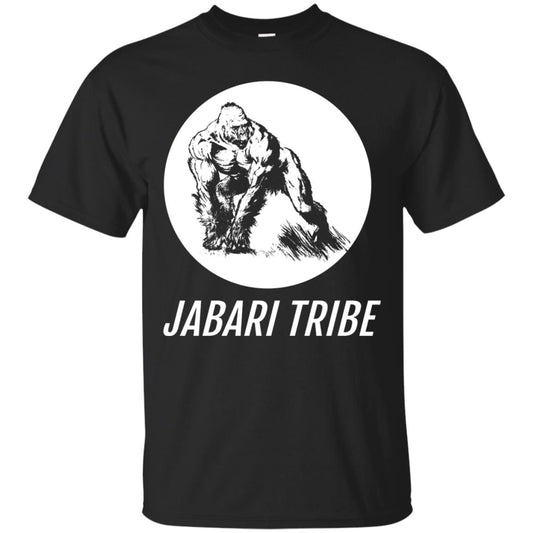 Jabari Tribe White Gorilla T-shirt Black