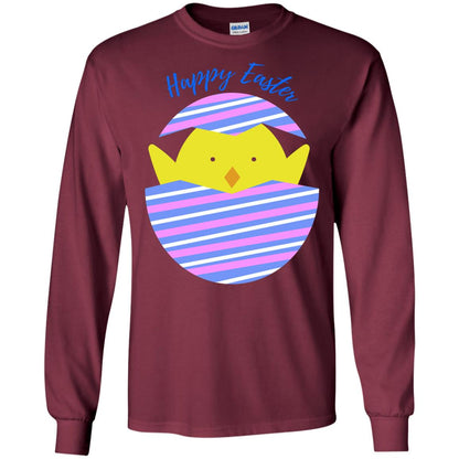 Easter Shirt Happy Easter Maroon