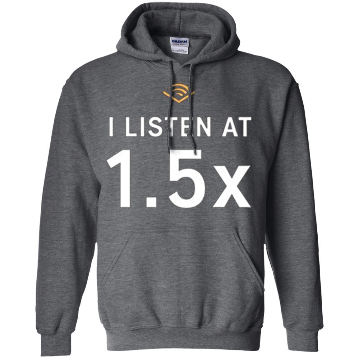 I Listen At 1.5x Dark Heather