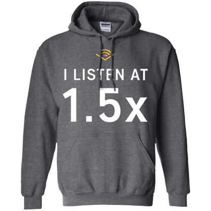 I Listen At 1.5x Dark Heather