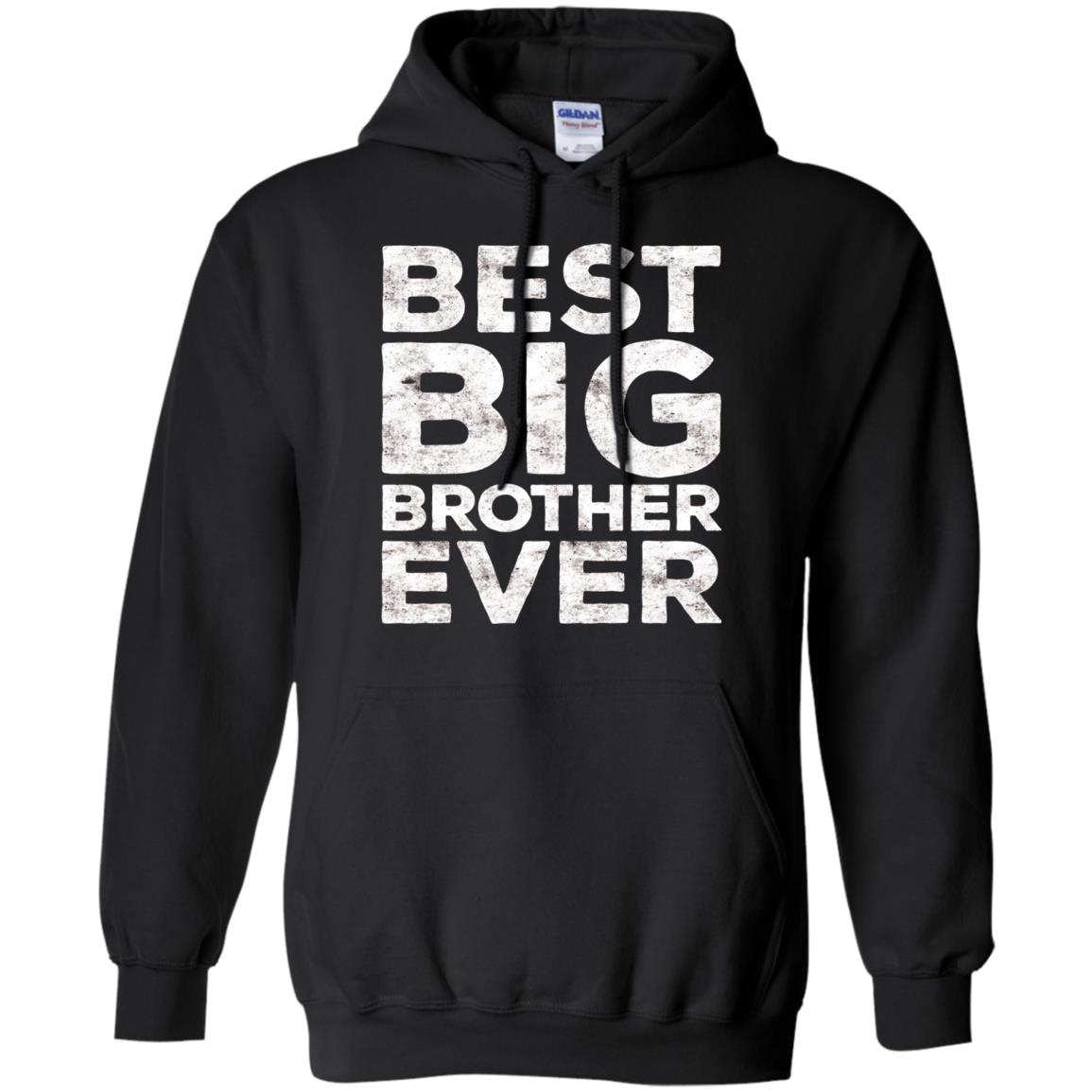 Best Big Brother Ever Family T-shirt Black