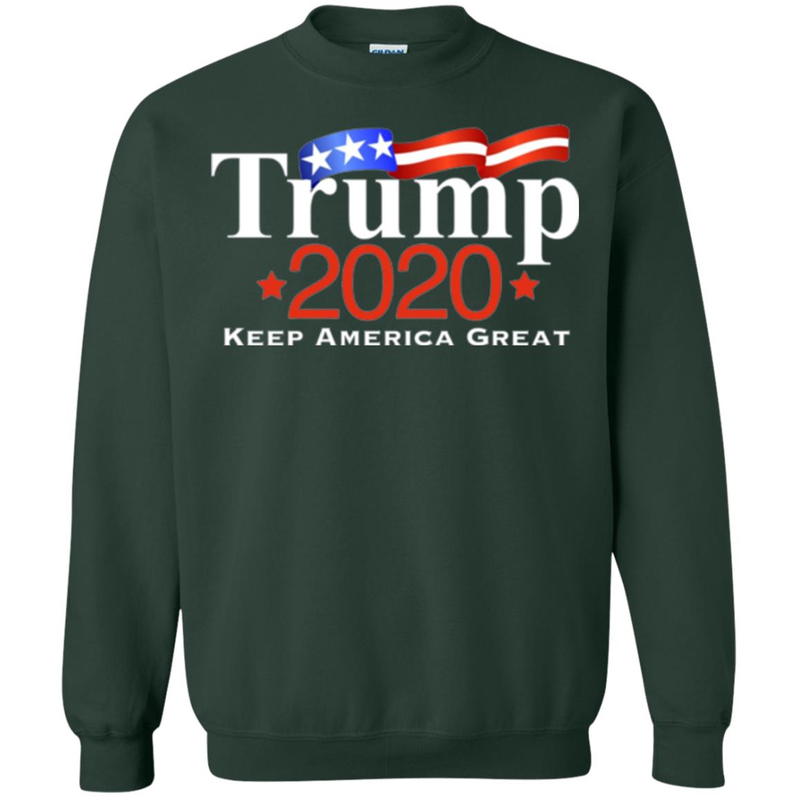 Pro Trump 2020 Keep America Great T-shirt Forest Green