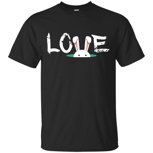 Love Easter Bunny Gift Shirt For Family Black