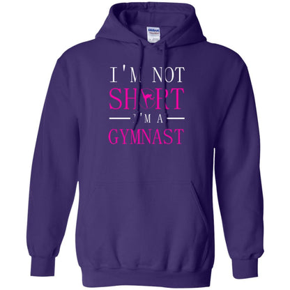 Gymer T-shirt I'm Not Short I'm A Gymnast Purple