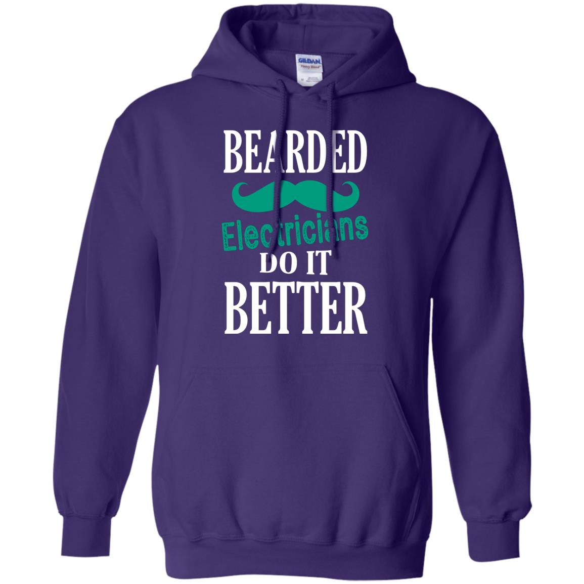 Bearded Electricians Do It Better Best Idea Shirt For Bearded Electricians Purple