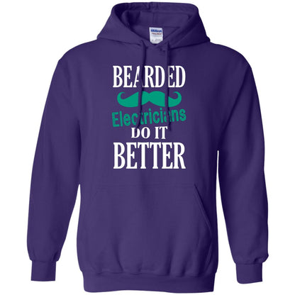 Bearded Electricians Do It Better Best Idea Shirt For Bearded Electricians Purple