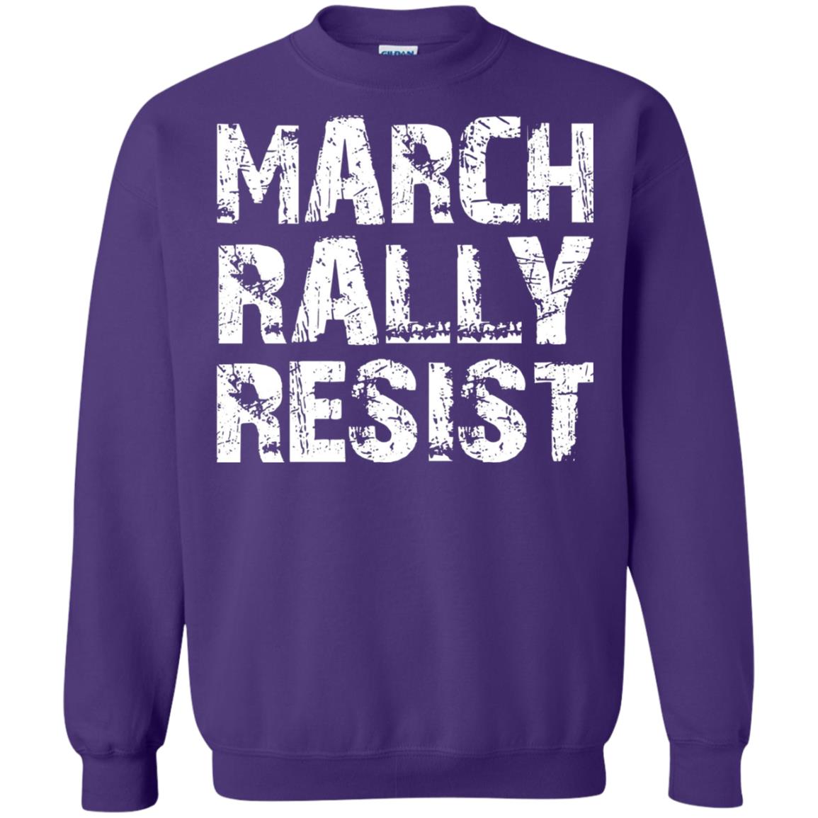 March Rally Resist Politics Government Shirt Purple