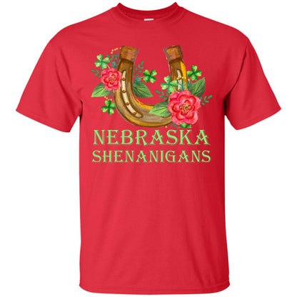 Horse Lover T-shirt Nebraska Shenanigans Red