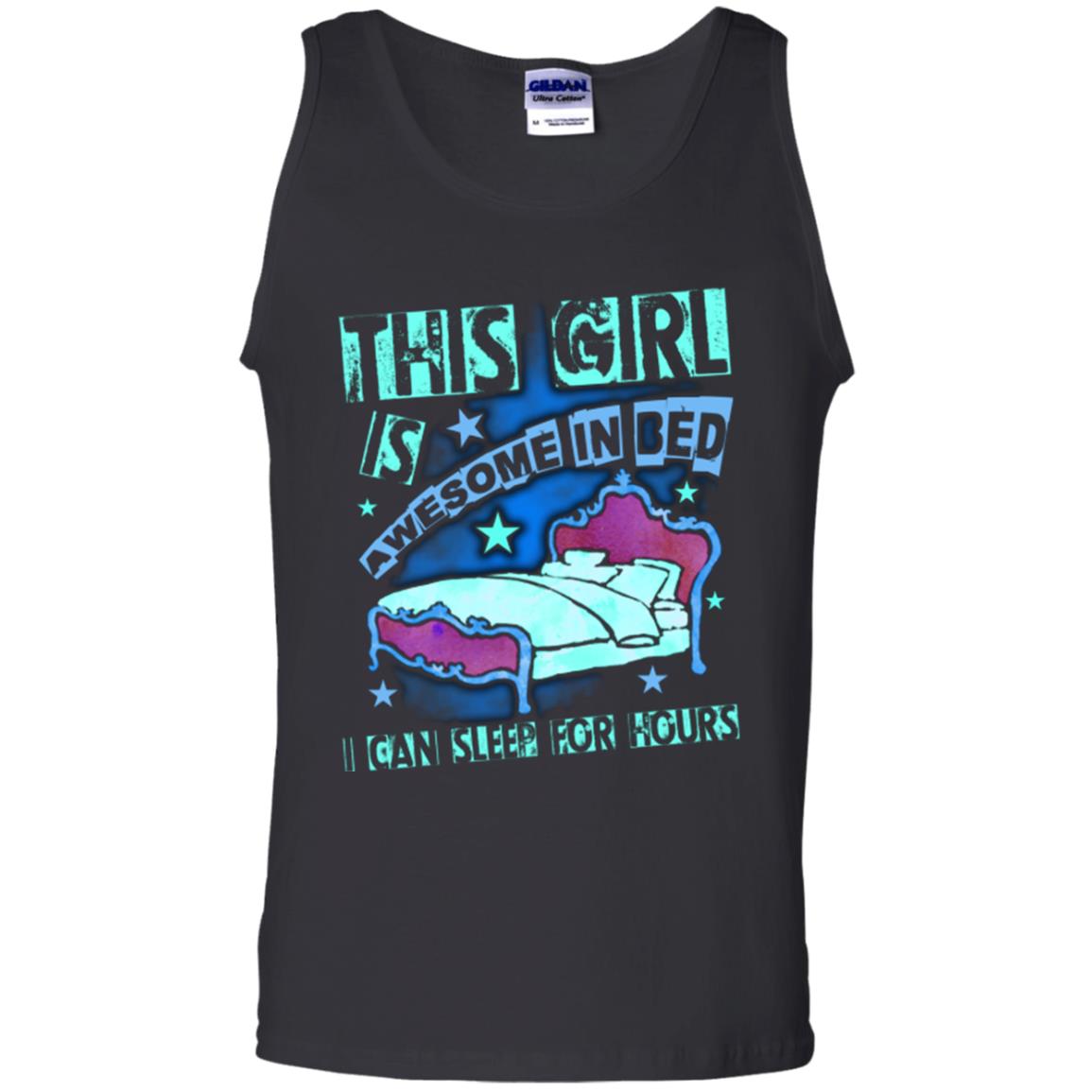 This Girl Is Awesome In Bed I Can Sleep For Hours T-shirt Black