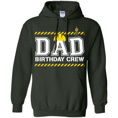 Dad Birthday Crew Construction Worker Shirt Daddy Forest Green