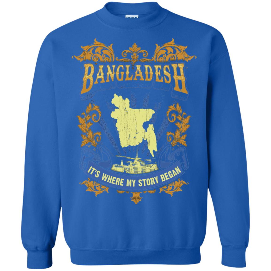 Bangladesh It_s Where My Story Began T-shirt Royal