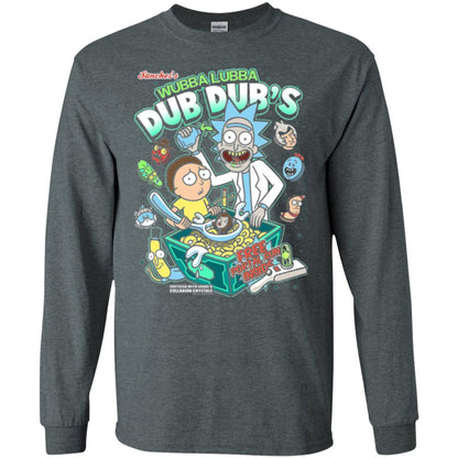 Movie T-shirt Wubba Luba Dub Dub_s Cereal Dark Heather