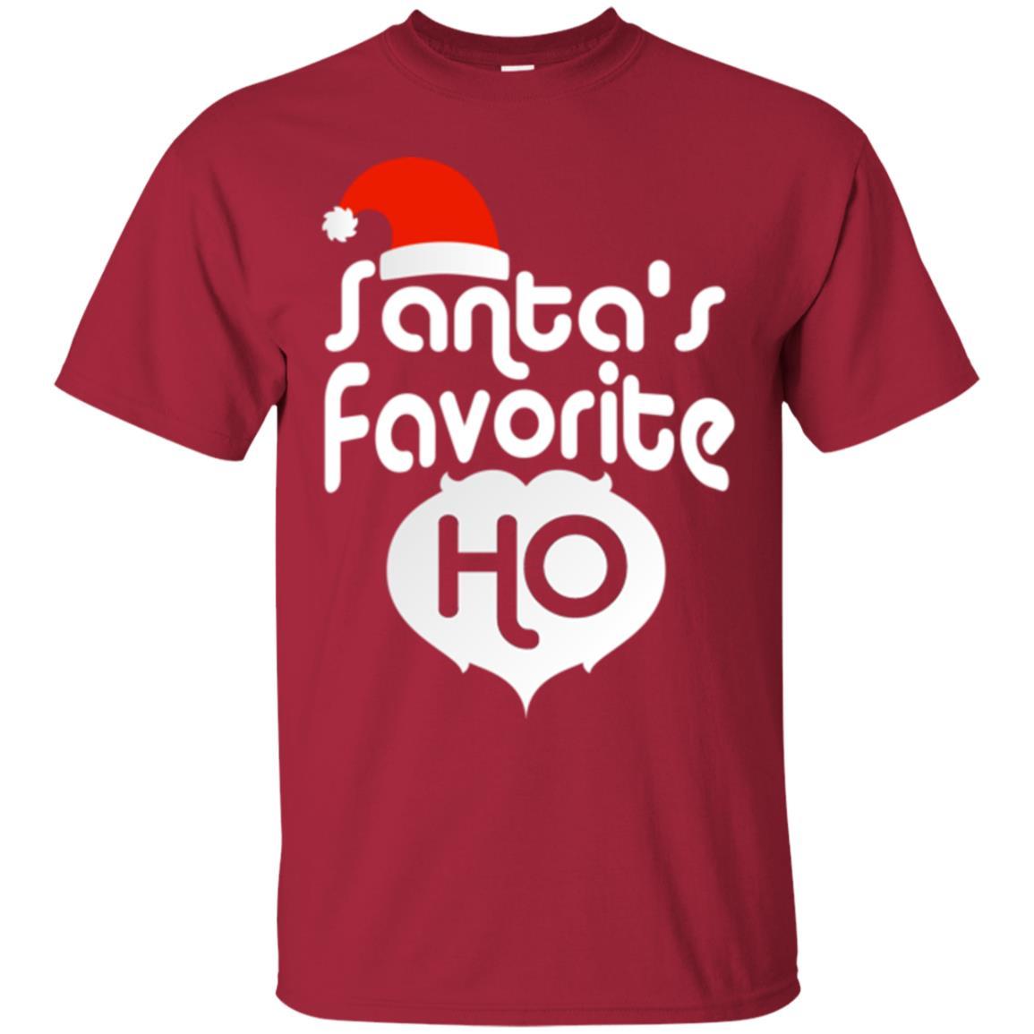 Christmas T-shirt Santa's Favorite Ho Cardinal