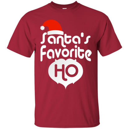 Christmas T-shirt Santa's Favorite Ho Cardinal