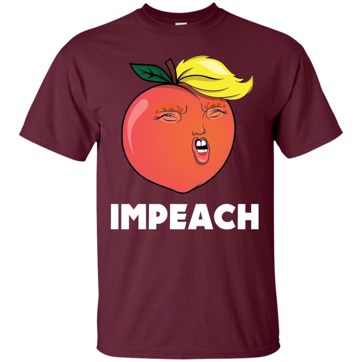 Anti Trump T-shirt Funny Trump Impeachment Maroon