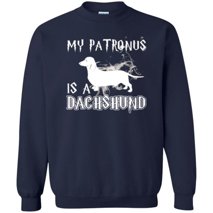 Dachshund Lover T-shirt My Patronus Is A Dachshund Navy