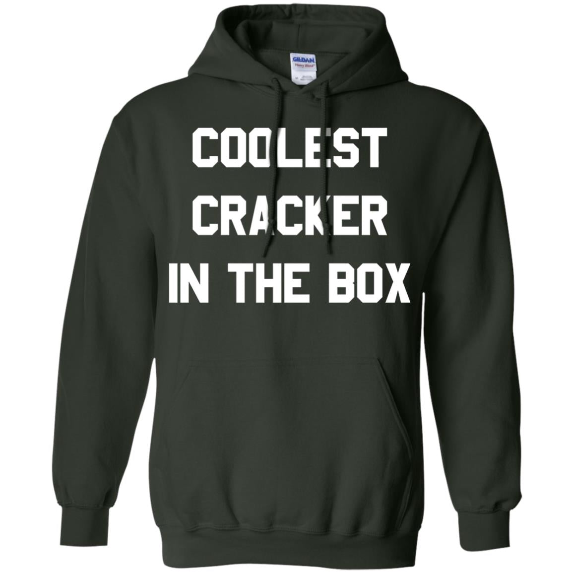 Coolest Cracker In The Box T-shirt Forest Green