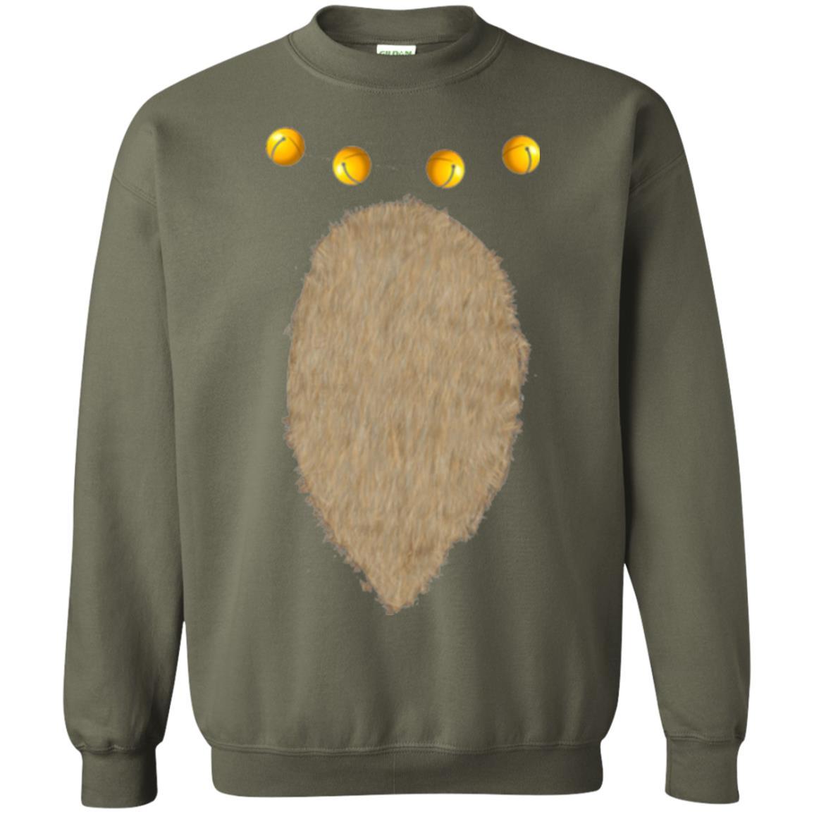 Christmas Reindeer Costume T-shirt Military Green