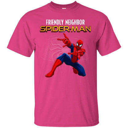 Friendly Neighbor Spider Man Movie Fan T-shirt Heliconia